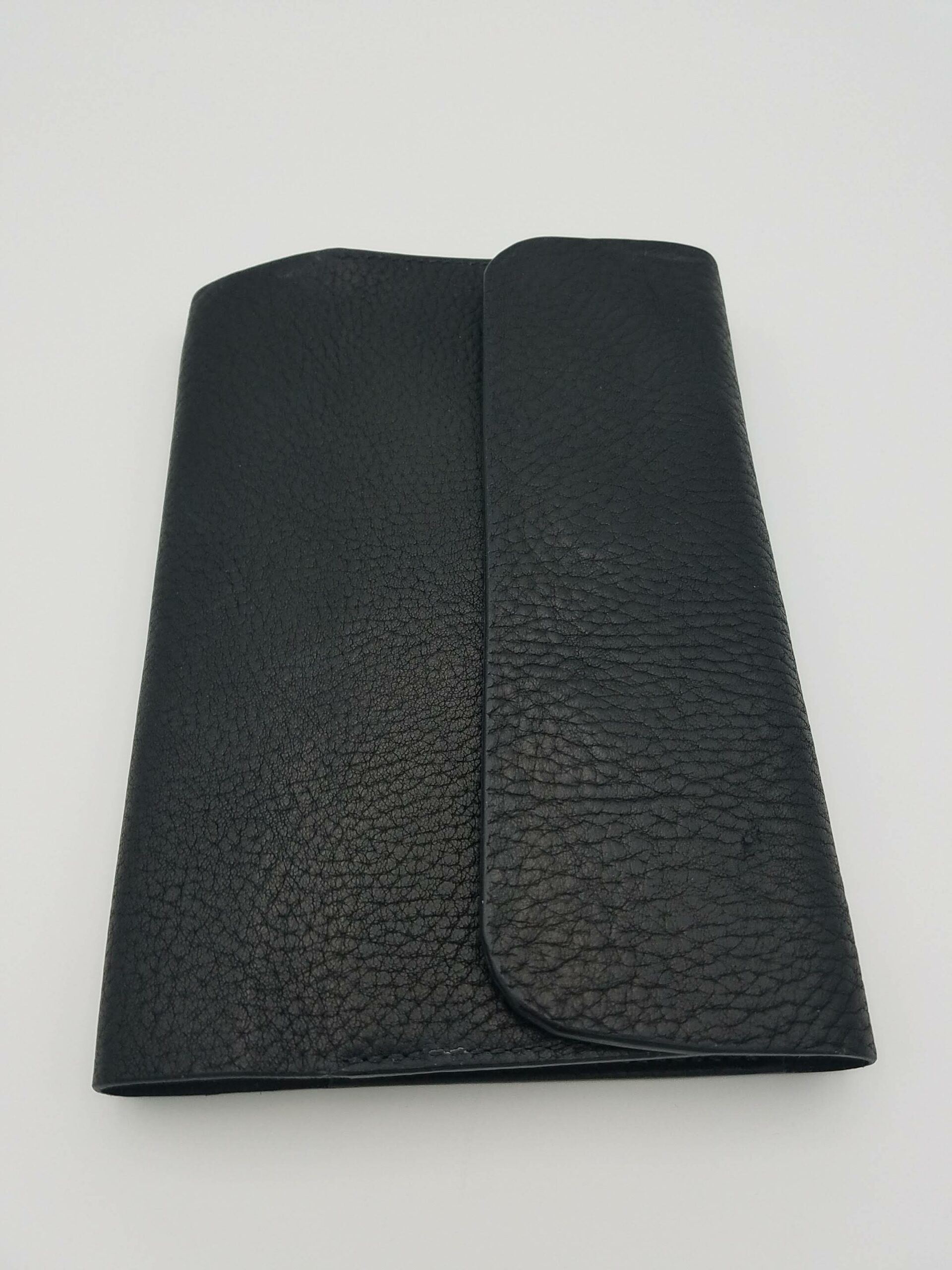 Lil Leather Studio – Burrito A5 Notebook Cover – Milled Harness Black ...
