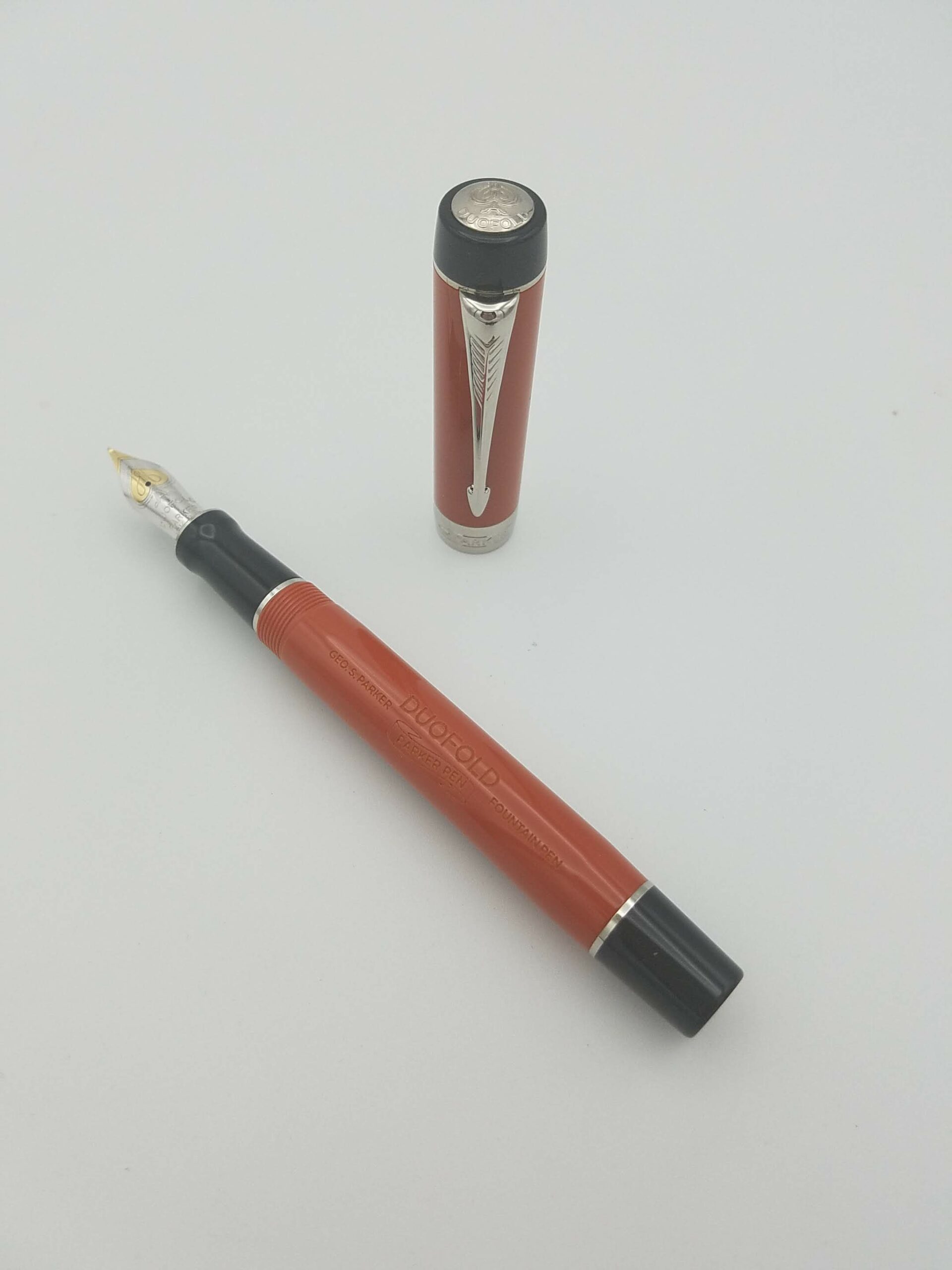 Parker Duofold Classic Big Red CT Fountain Pen, USA