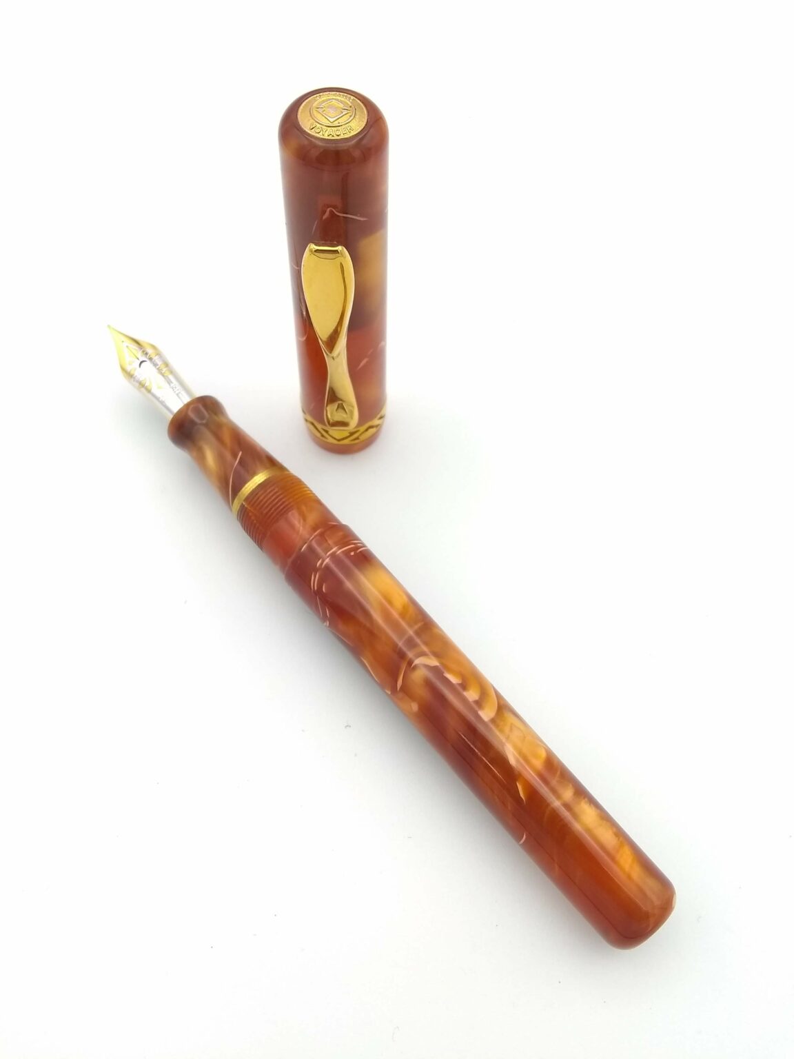 Visconti Voyager Kaleido Yellow Dawn 18k Fine Nib Pen Realm