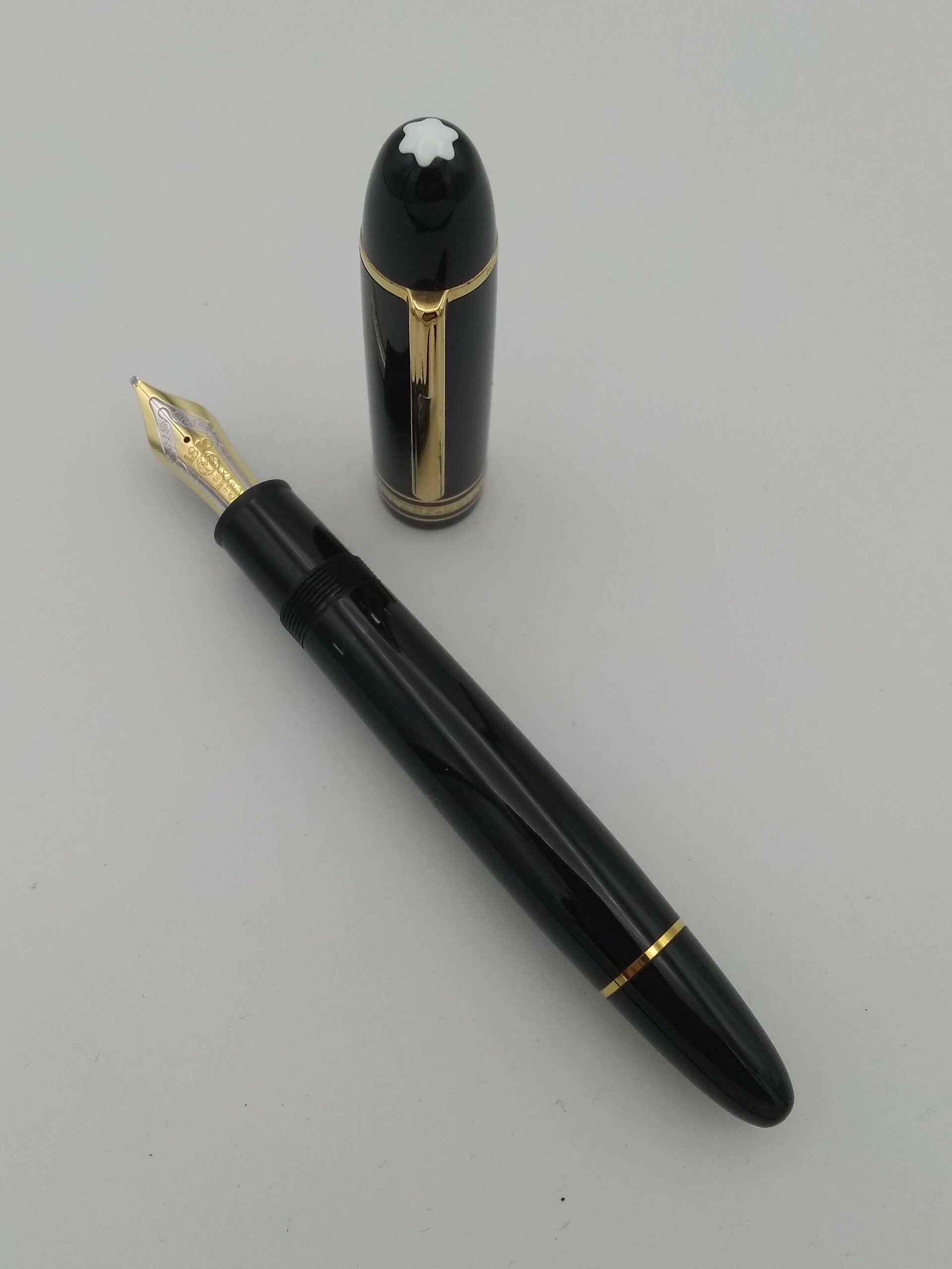 Montblanc 149 Black 18k OBB Nib Pen Realm