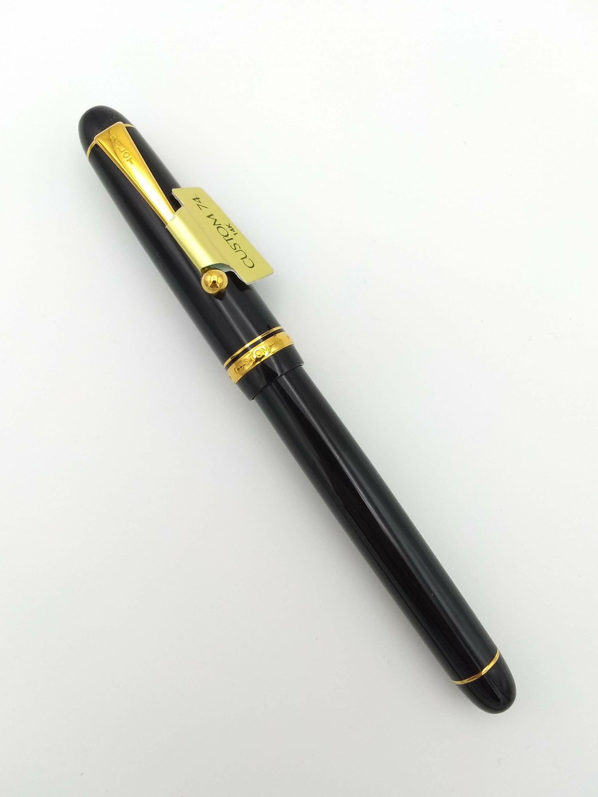 Pilot Custom 74 Black – 14k Music Nib - Pen Realm