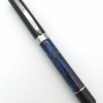 Country Made Pens Custom Blue & Black - Fine Steel Nib