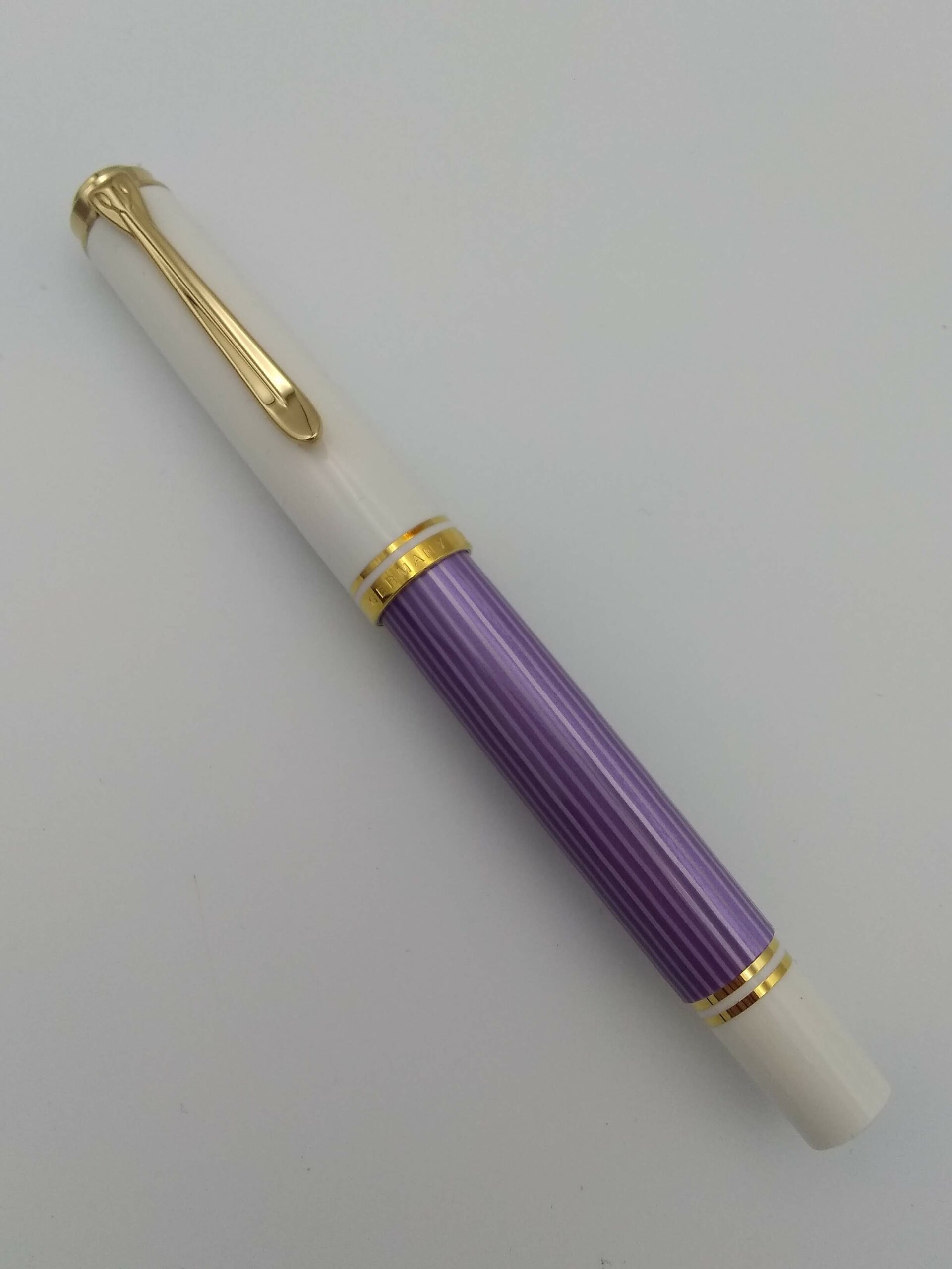 Pelikan M600 Violet White – 14c Extra Fine Nib - Pen Realm
