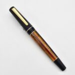 Maiora Impronte Orange & Black - Extra Fine Steel Nib