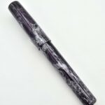 Hinze Pens B36 Purple & Silver - #8 Titanium Fine Nib