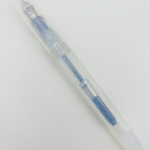 Custom Pen Clear Sparkly - Medium Steel Nib