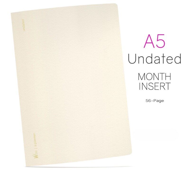 Wonderland222 2026 A5 Monthly Insert Cover Pg